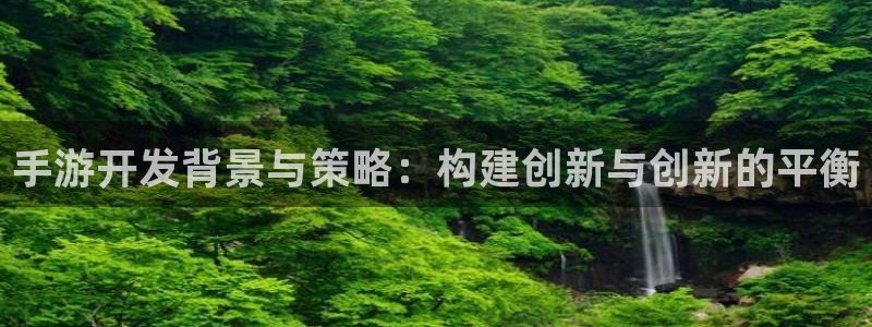 庄闲下载：手游开发背景与策略：构建创新与创新的平衡