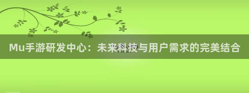庄闲游戏规则详解及注意事项：Mu手游研发中心：未来科技与用户